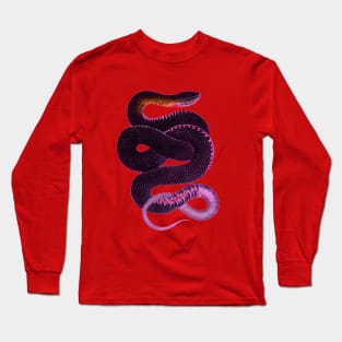 serpent,cobra,reptile,viper,venom,lizard,rattlesnake,king cobra,dragon,hydra,poison,venomous,plumber's snake,pythonidae,pythons,auger,python,squamata,serpentine,worm,big,ophidian,rattlesnakes,medusa,snakebite Long Sleeve T-Shirt